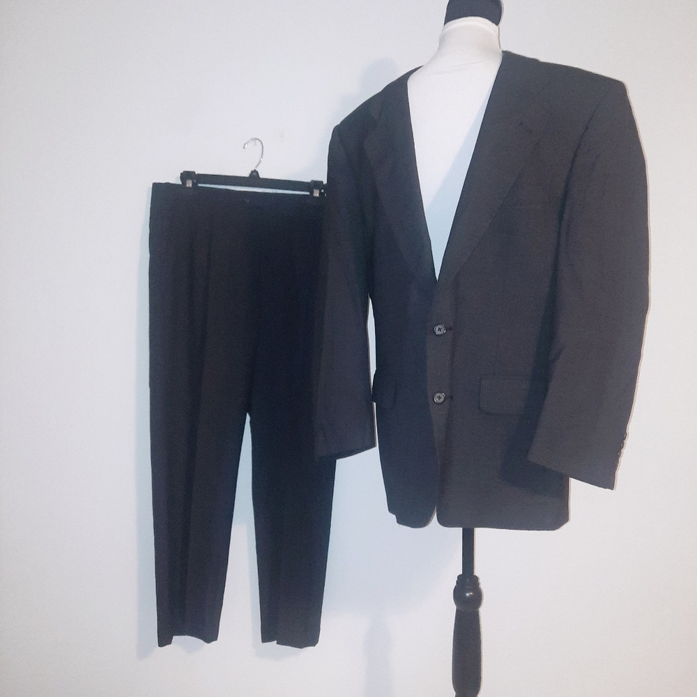 Vintage Burberrys' Mens 2 Piece Plaid Suit